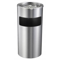 Poubelle cendrier en inox