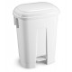 Poubelle a pédale angles arrondis en pp 60 lt avec couvercle